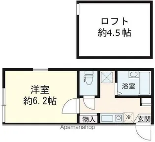 アンソレイユ【2階】の間取り