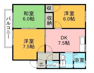 グリーンタウン【2階】の間取り