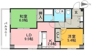 フォブール高須【1階】の間取り