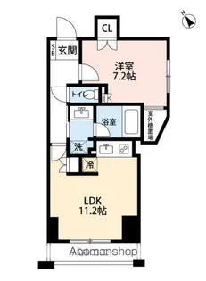 パークハウス西早稲田アーバンス【3階】の間取り