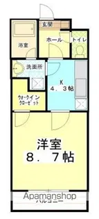 ルテール【203号室】の間取り