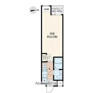 BEVERLY HOMES 下赤塚【4階】の間取り