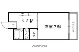 ハイムユアーズ【4階】の間取り
