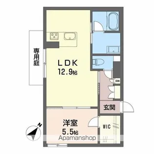 シャーメゾン大野城中央【1階】の間取り