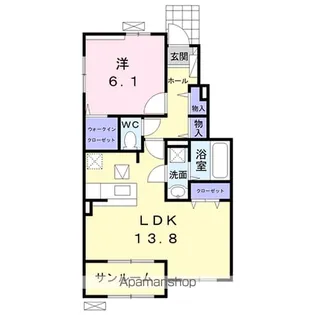 華 Ⅱ【1階】の間取り
