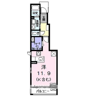K.Nコンプレーション Ⅲ【1階】の間取り