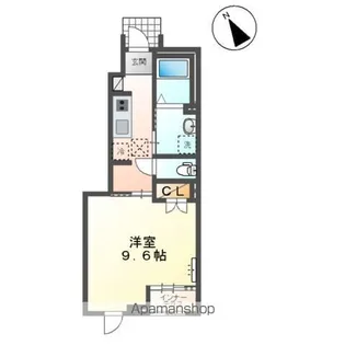 グランドゥール別所【101号室】の間取り