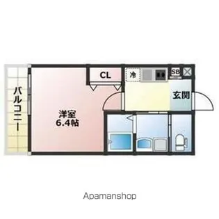 ALEGRIA津久野SOUTH【103号室】の間取り