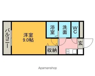 ユースハイムマルユウ【1階】の間取り