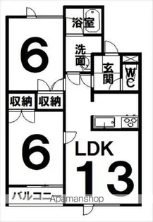 ショコラ128【1階】の間取り