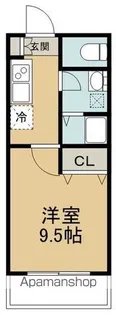 リヴェール小田【3階】の間取り