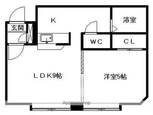 ガーデンパレス【2階】の間取り