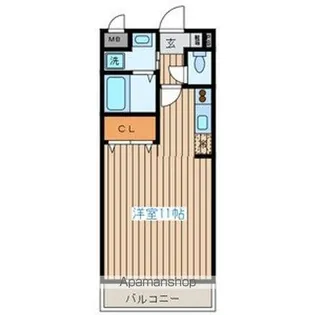 レーベンス柏木【1階】の間取り