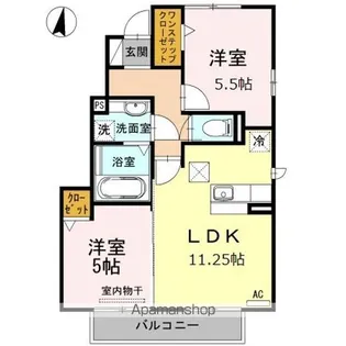 D−room Rico【1階】の間取り