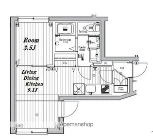ブリステラス学芸大学前【1階】の間取り
