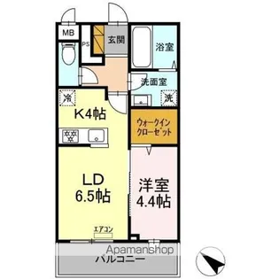 AGREVE【7階】の間取り