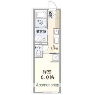 クランク小郡【1階】の間取り