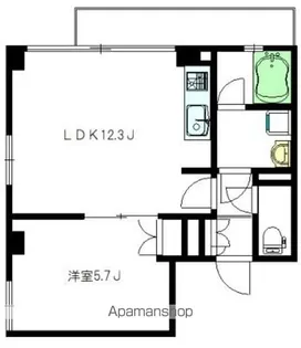 エアリーズ中野【207号室】の間取り