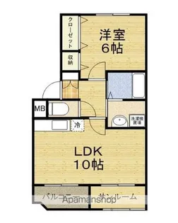 グリーンポート・YK【403号室】の間取り