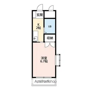 ミネックス植田【3階】の間取り