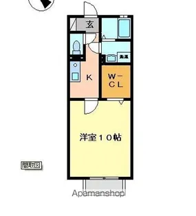 アネーロ【1階】の間取り