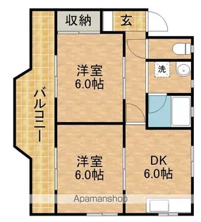 タートルハイム【2階】の間取り