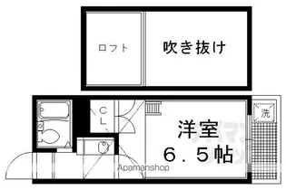 パヴィオンドラレーヌ【203号室】の間取り