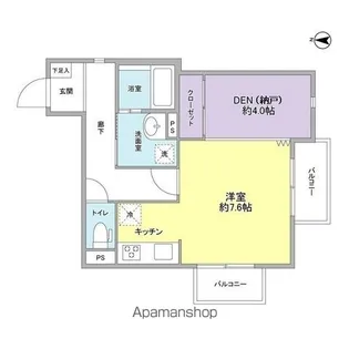 メゾン・プリムヴェール【1階】の間取り