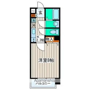宮城県仙台市青葉区木町通1丁目【マンション】の間取り