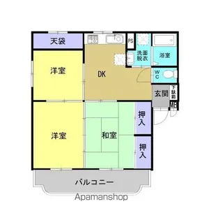 ファミール末吉【3階】の間取り