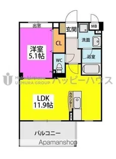 LIBERTY XIII【2階】の間取り