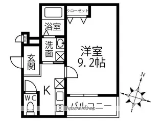 フジパレス聖ヶ丘【2階】の間取り