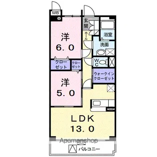 パラッツオ【1階】の間取り