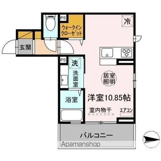 FORTUNEXⅠ (フォーチュンイレブン)【3階】の間取り