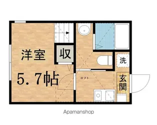 ザハウス八王子東中野【2階】の間取り