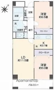 旭ビル21【14階】の間取り