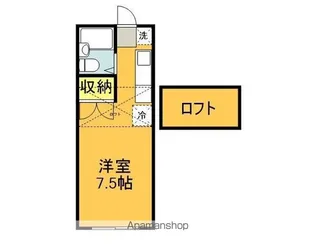 エステートピアメイA【202号室】の間取り