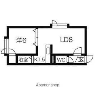 スペース17【201号室】の間取り