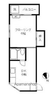 ローレル上原【203号室】の間取り