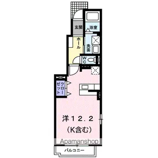 グランデKⅡ C【1階】の間取り