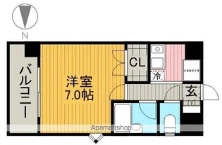 ビハーラ白壁【201号室】の間取り