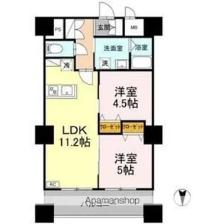 DーMEDICARE 名古屋一社【3階】の間取り