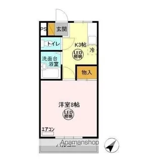 アーバンヒルズかしまⅠ【1階】の間取り