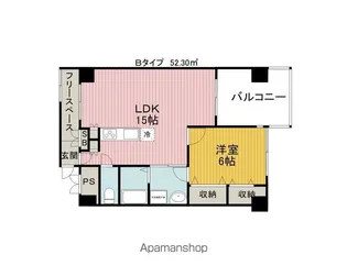 アビタシオンサンキュエム【3階】の間取り