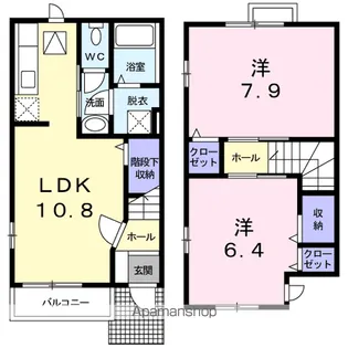 グレイスフル・セトルYK【1階】の間取り