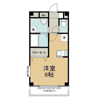 カルフール亜里巣【1階】の間取り