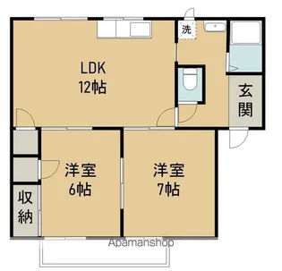 メゾン・ラフォーレⅡ【2階】の間取り