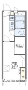 レオパレスこーぽ谷本Ⅱ【103号室】の間取り