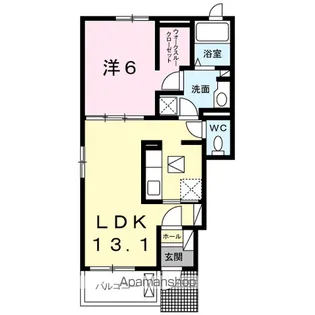 茨城県稲敷郡阿見町うずら野3丁目【アパート】の間取り