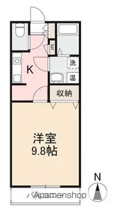 エトワール木太【205号室】の間取り